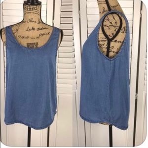 Celebrity Pink Denim Tank